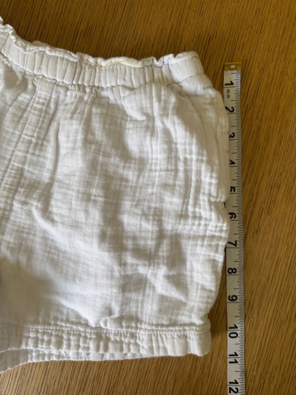 GAP girls white cotton gauze shorts - Picture 4 of 5